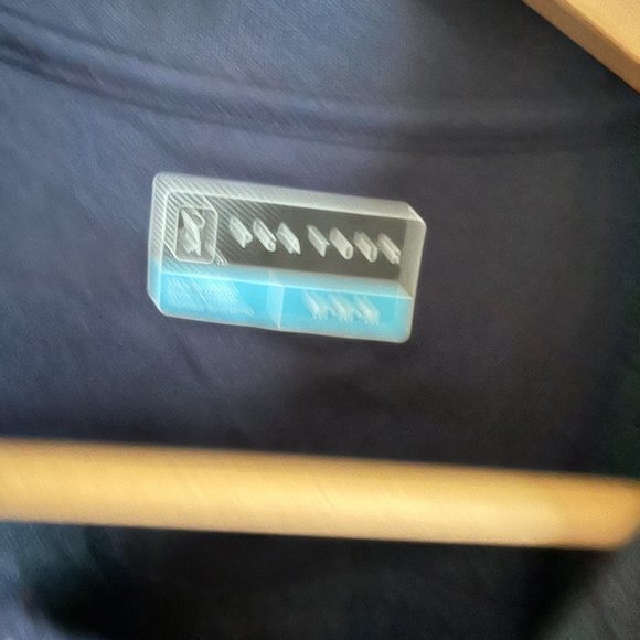 PGA Tour Pro Series Athletic Fit 3-Button Polo Golf Shirt Mens Sz M Blue - Picture 2 of 6